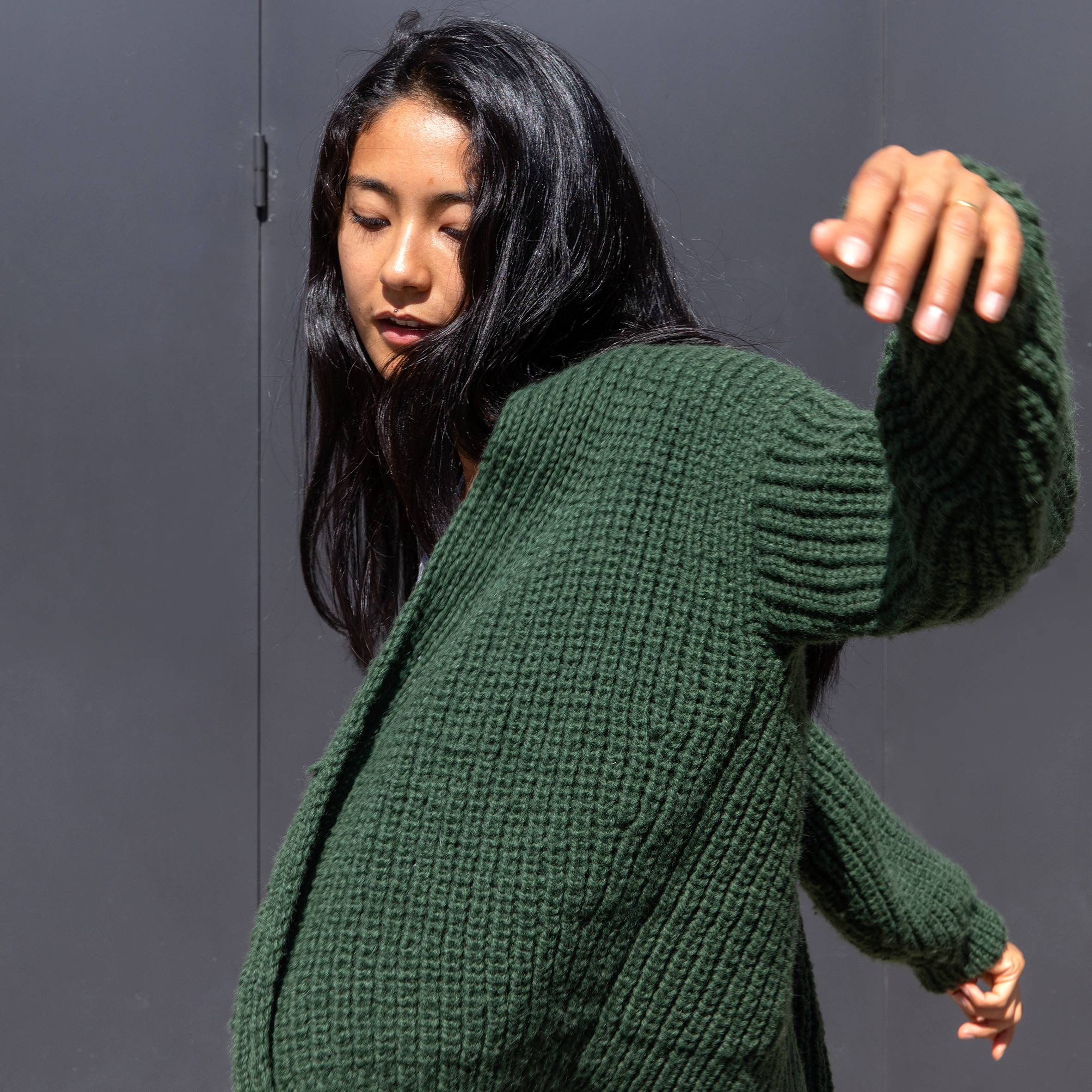 Strickset Bomber Strickjacke - Image 3