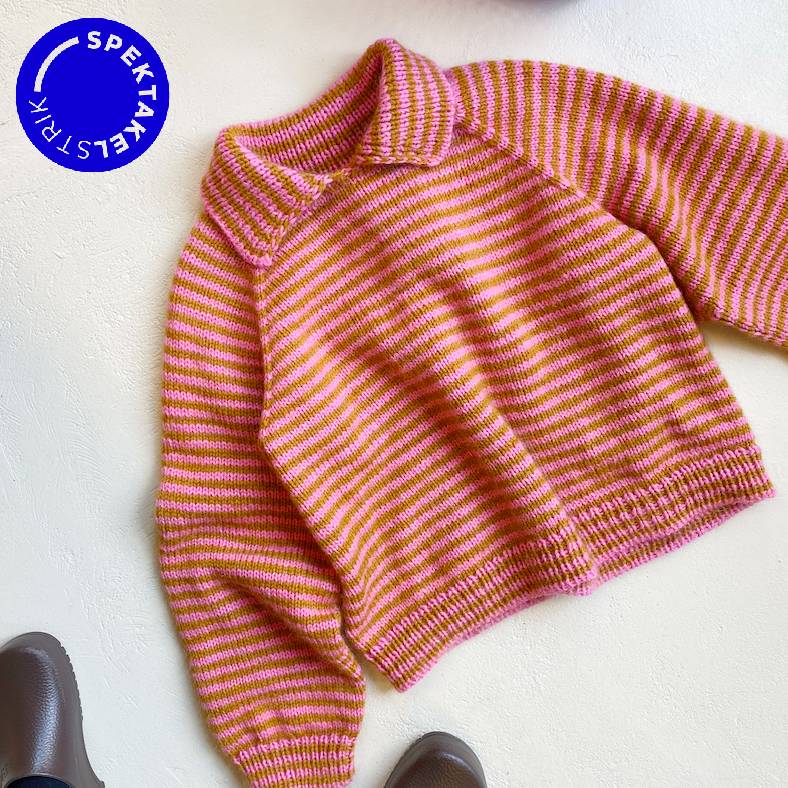 Strickanleitung Stripe Overload Polo von Spektakelstrik