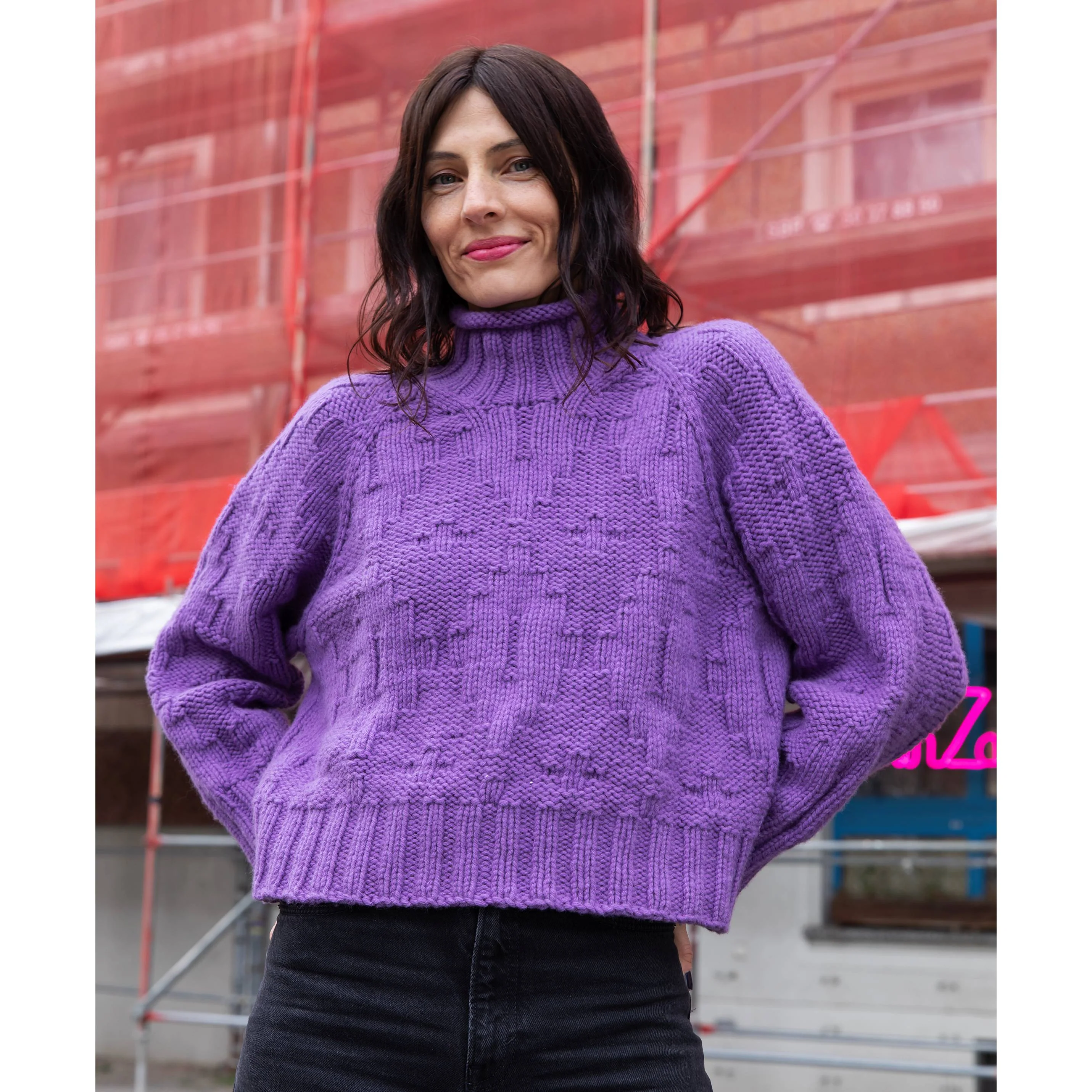 Strickset Mega Hilda Sweater von Spektakelstrik