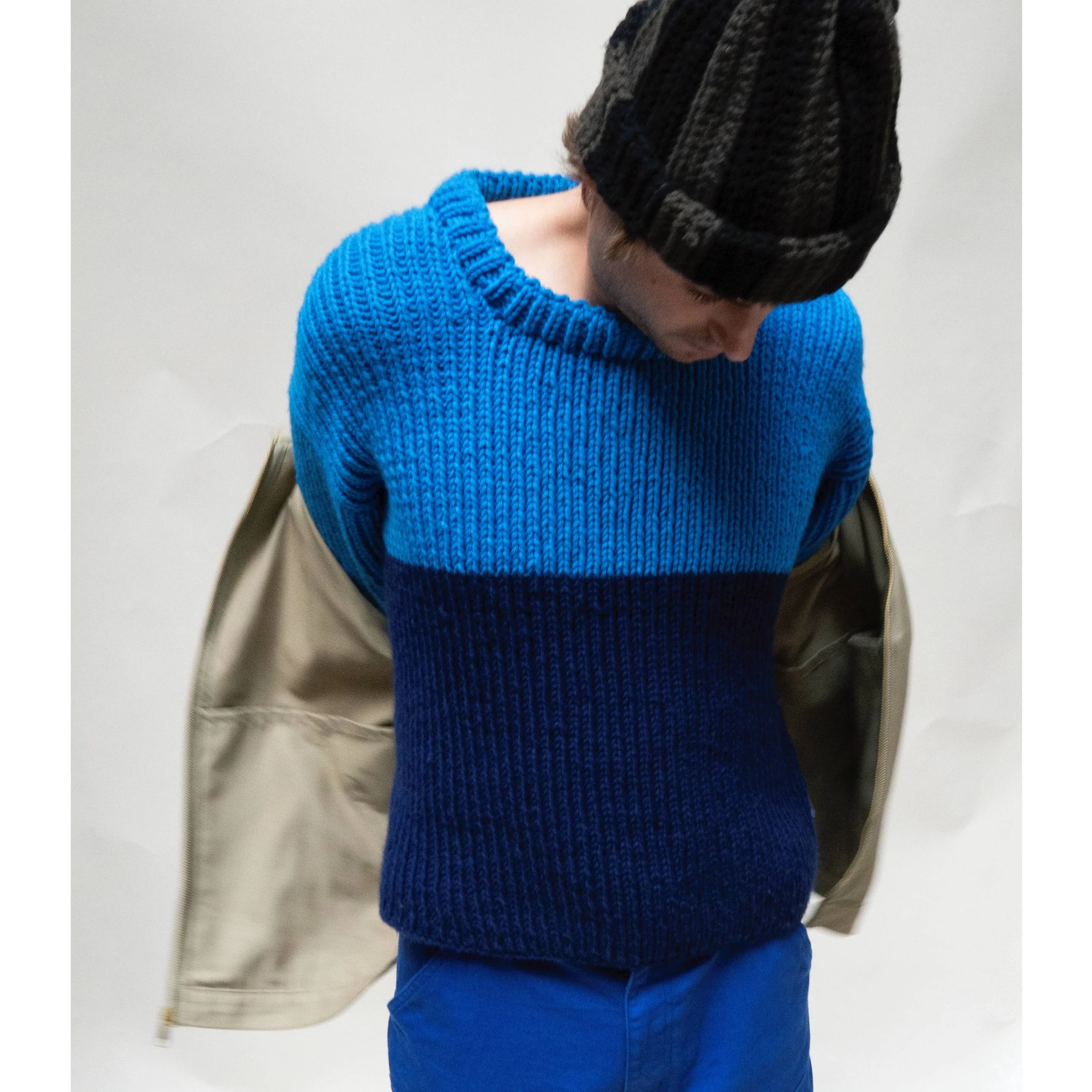 Strickset Pullover Thickie aus WOOHOO Wolle - Image 7