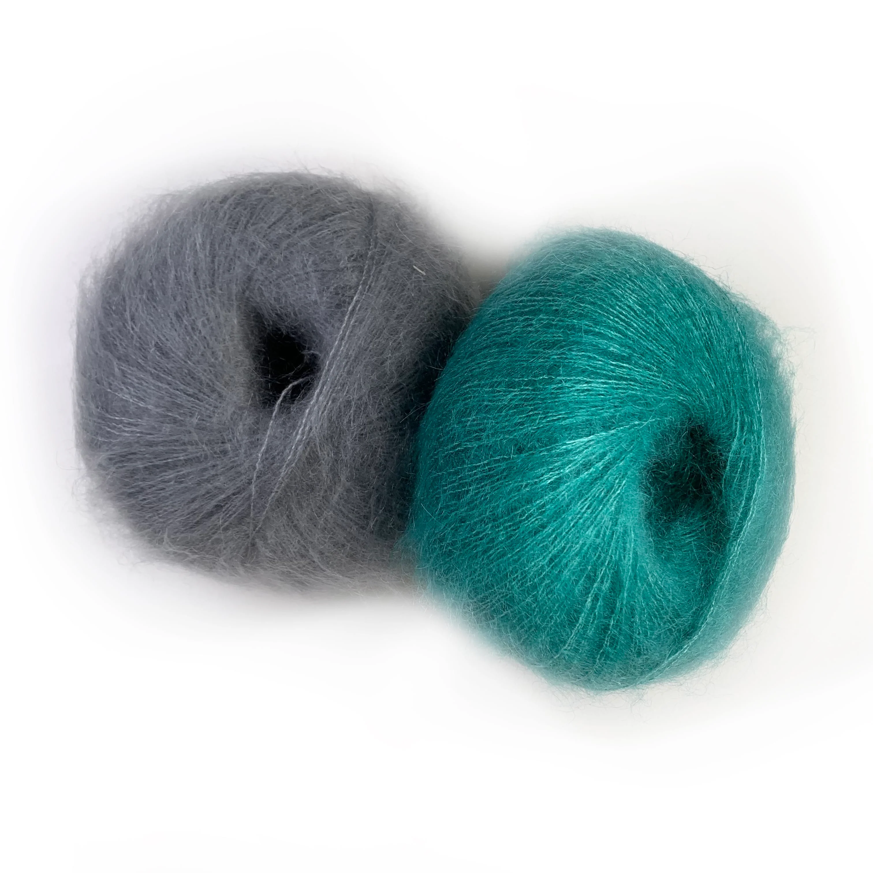 Strickset Silkycloud Tuch Stripes - Image 5